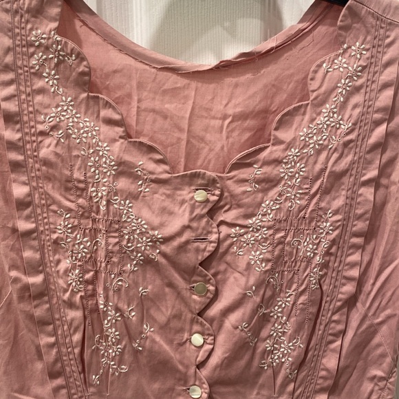 Adorable 1950’s vintage dress w/ flower embroidery - Picture 7 of 7